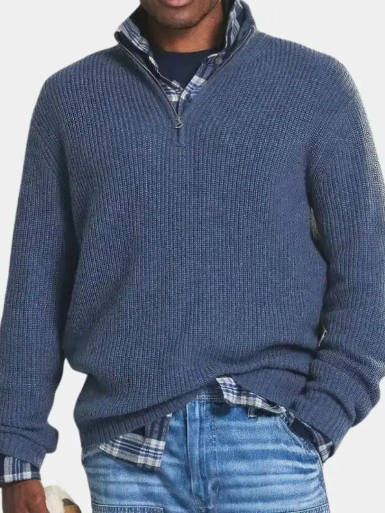 Highland Quarter-Zip Sweater - Cross & Crown