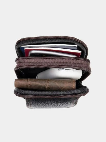 Compact Voyager Shoulder Bag - Cross & Crown