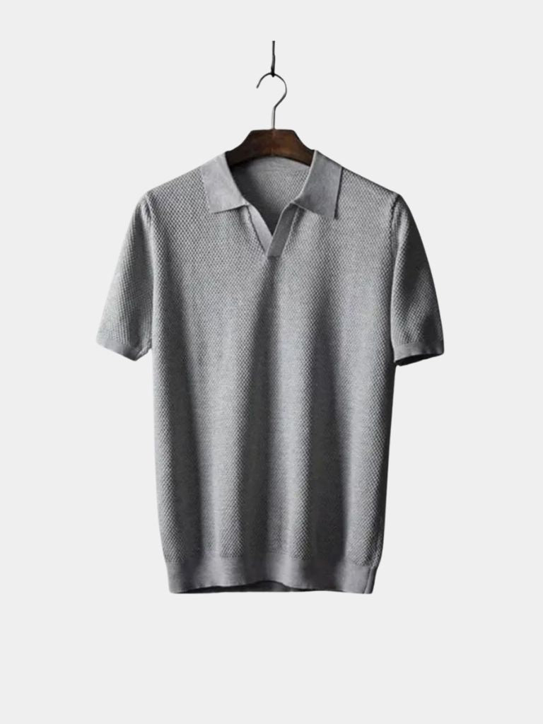 Old Money Cotton Polo Shirt - Cross & Crown