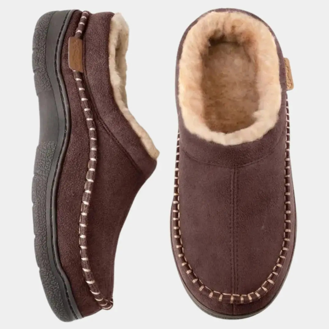Heritage Luxe Lined Slippers - Cross & Crown Cross & Crown