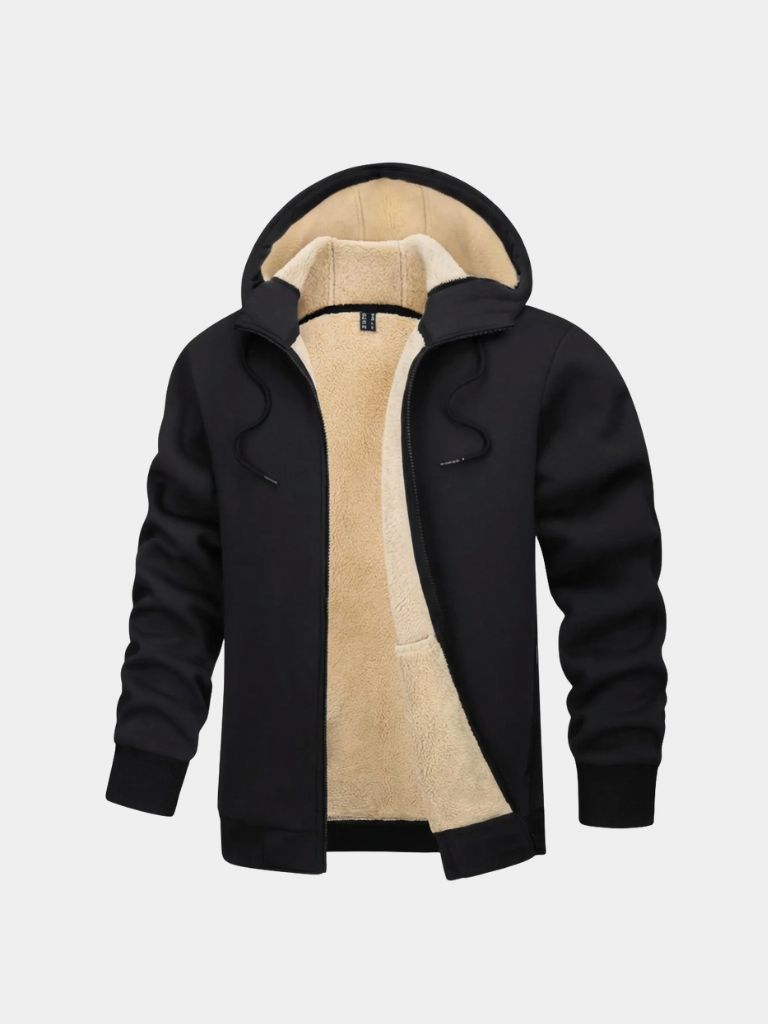 Winter Core Sherpa Hoodie Jacket - Cross & Crown