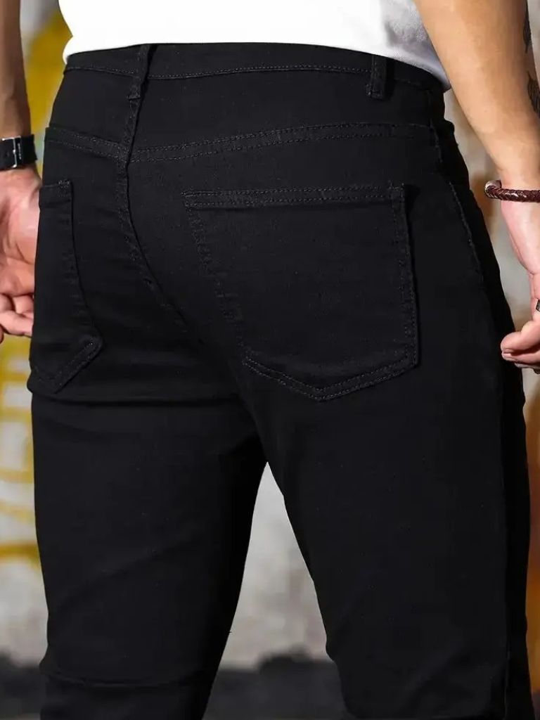 Stretchy Skinny Denim Jeans Trousers - Cross & Crown