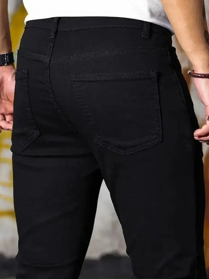 Stretchy Skinny Denim Jeans Trousers - Cross & Crown