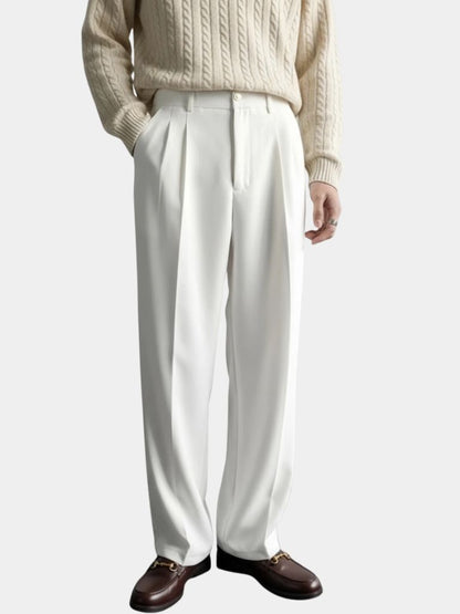 Minimalist Old Money Trousers - Cross & Crown