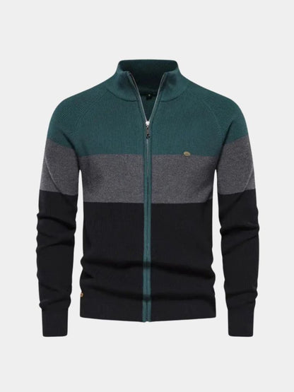 Essential Knit Zipper Sweater - Cross & Crown