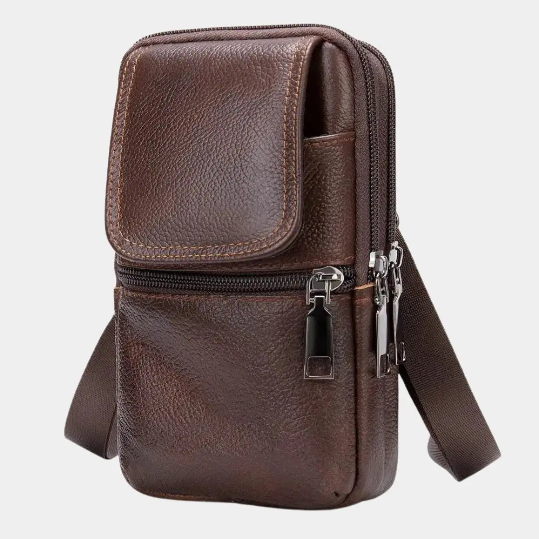 Compact Voyager Shoulder Bag - Cross & Crown Cross & Crown