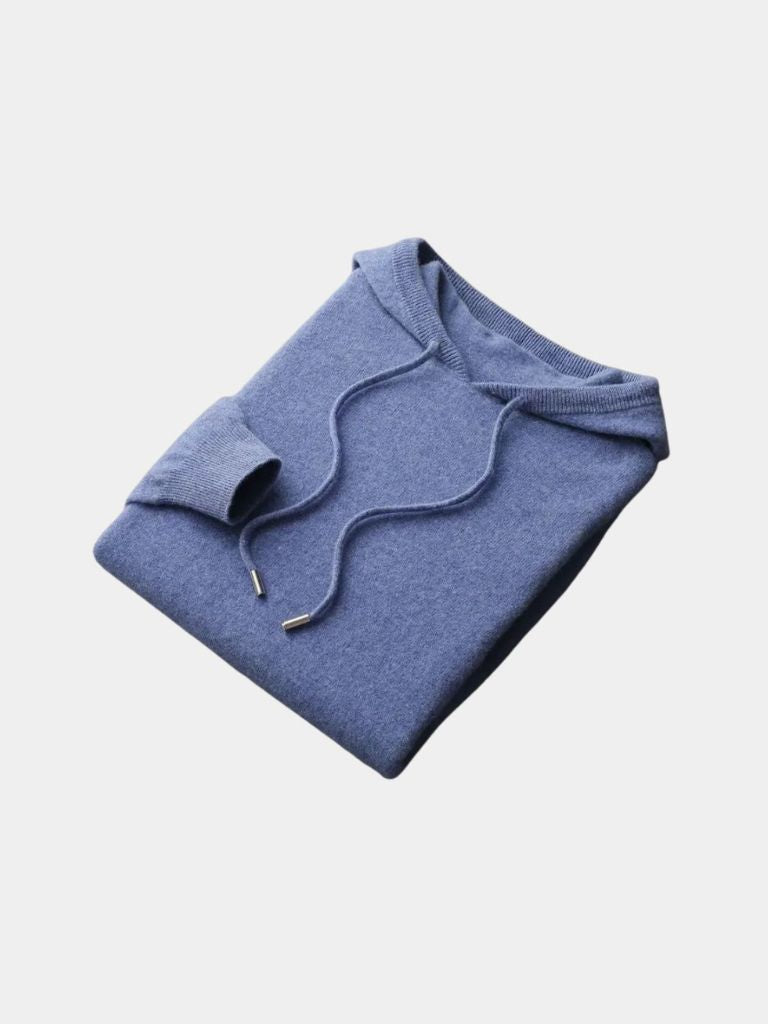 MAGLIA CON CAPPUCCIO 100% CASHMERE