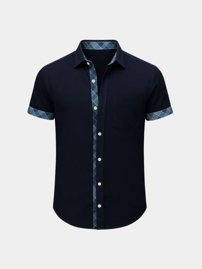 Ocean Detail Casual Shirt - Cross & Crown