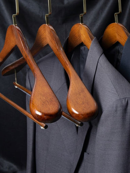 Premium Wood Hanger Set - Cross & Crown