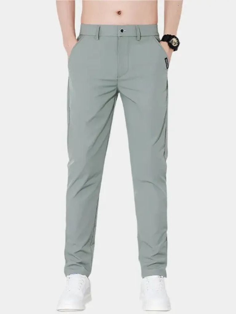 Essencial Stretch Trousers - New Elastic Waist - Cross & Crown