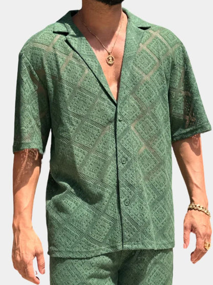 Coastal Reverie Sommer-Polo - <tc>Cross & Crown</tc>