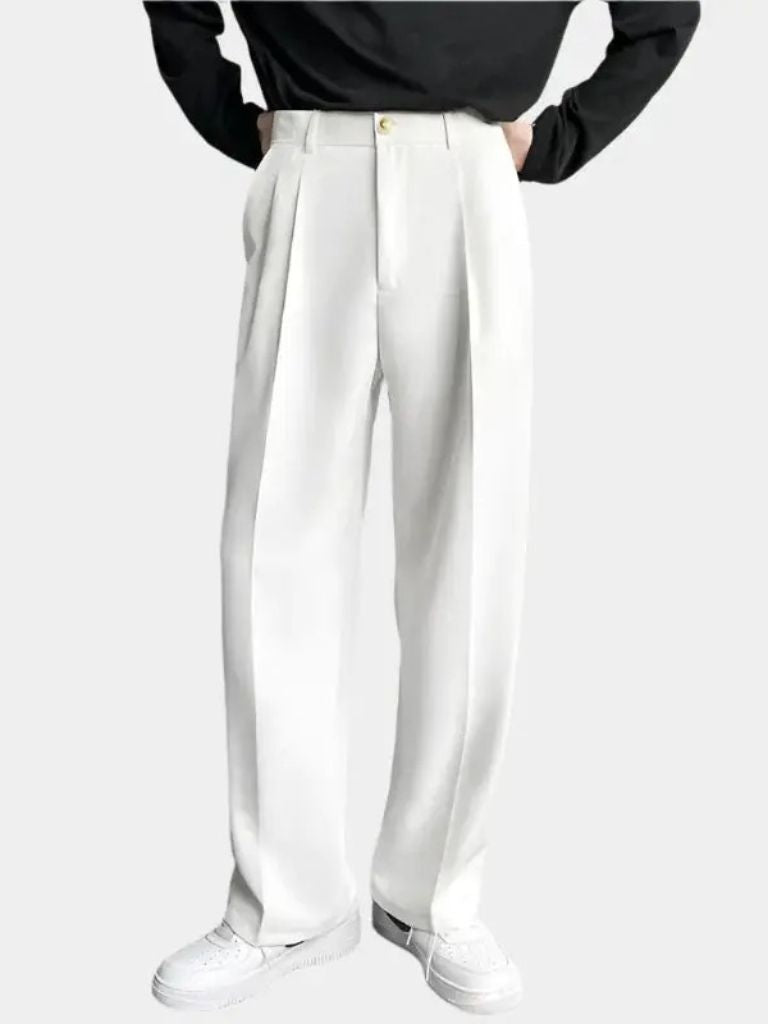 Pantalones minimalistas Old Money - <tc>Cross & Crown</tc>