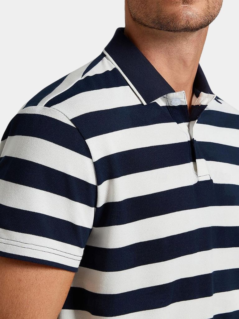 Harbour Stripe Polo - Cross & Crown