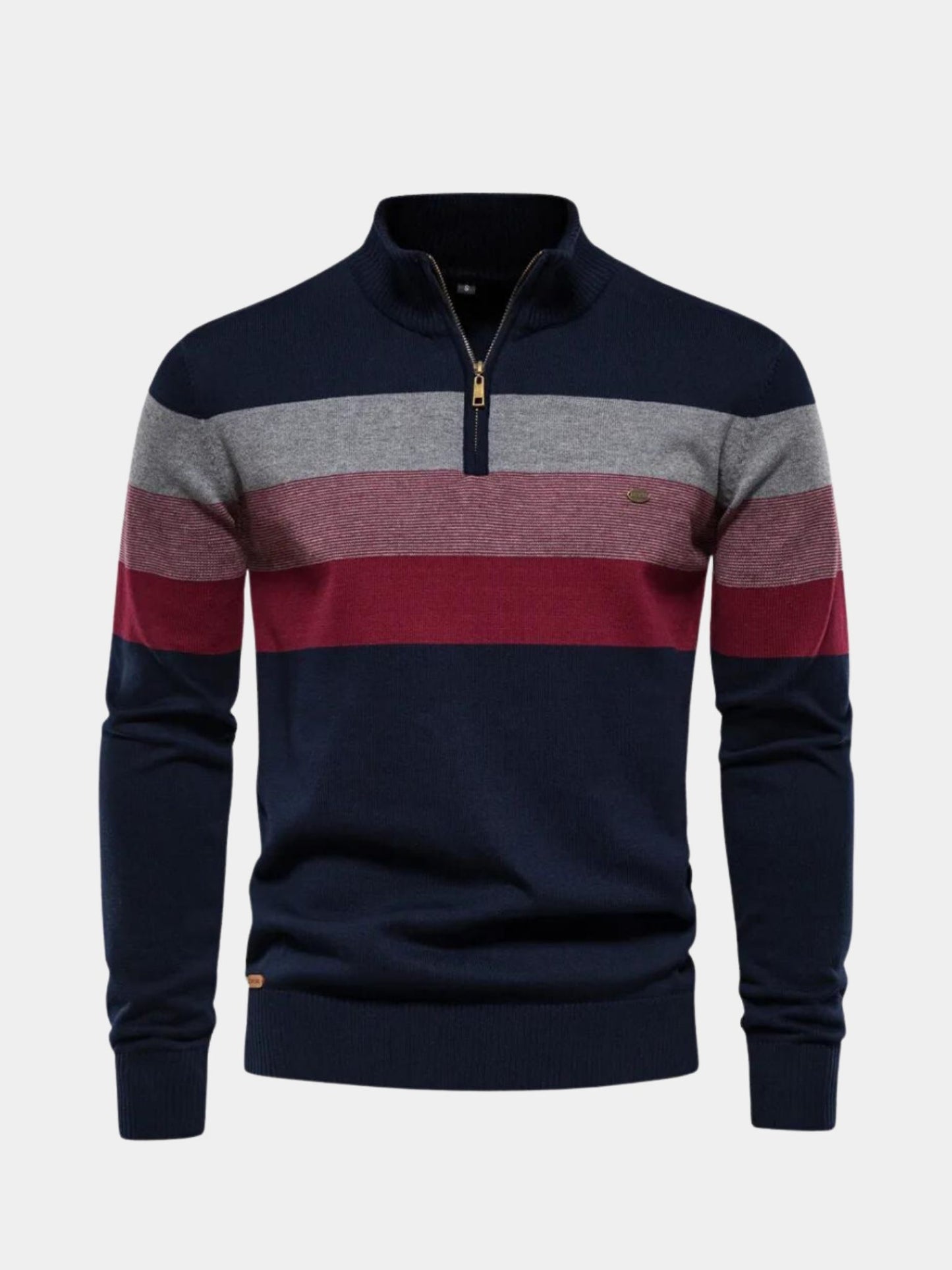 Minimalist High Collar Sweater - Cross & Crown