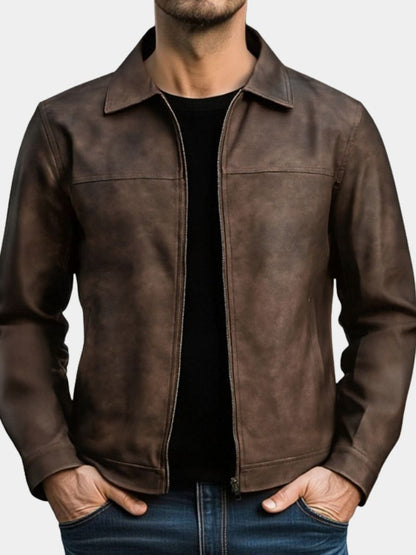 Regent Estate Leather Jacket - Cross & Crown