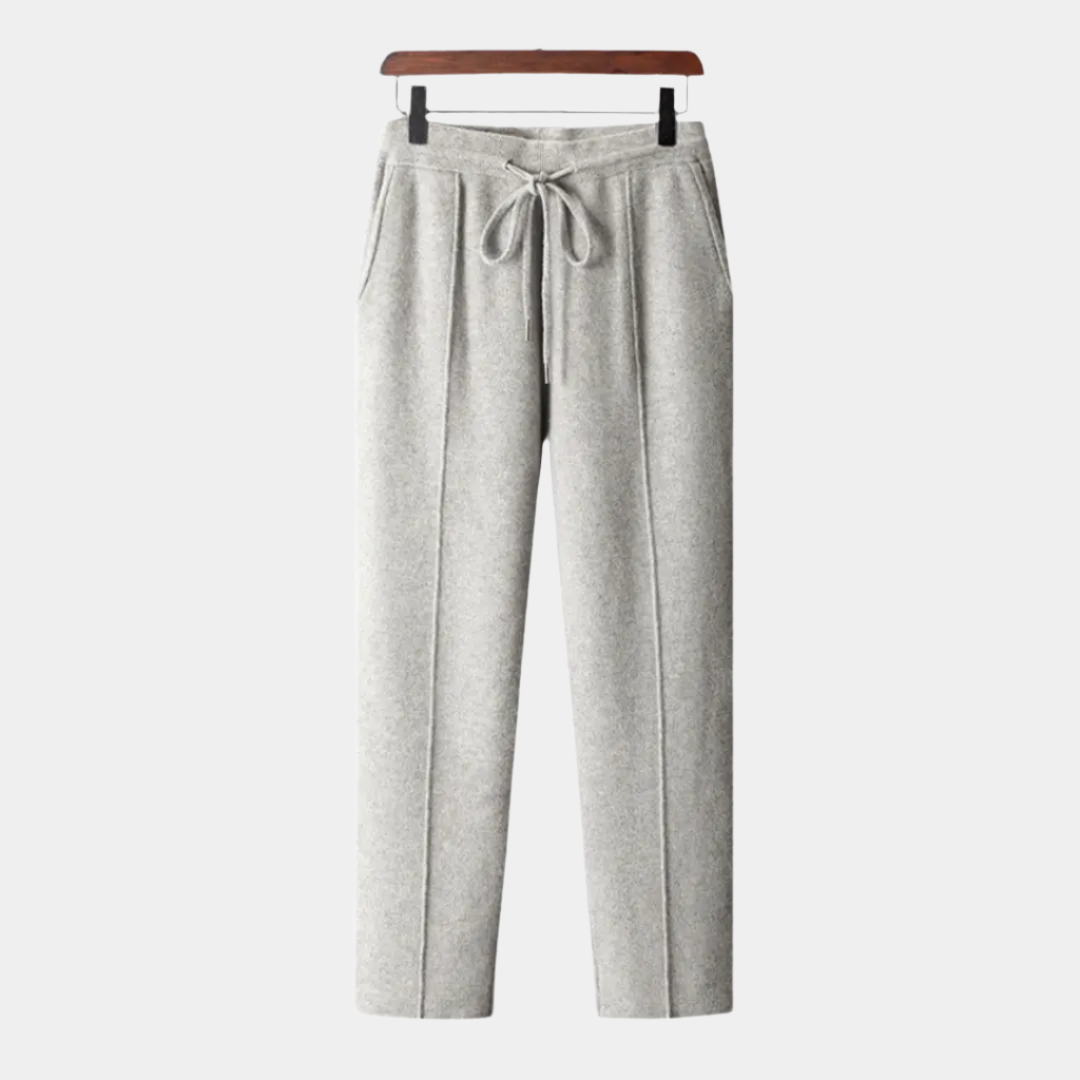 100% CASHMERE TROUSERS Cross Crown