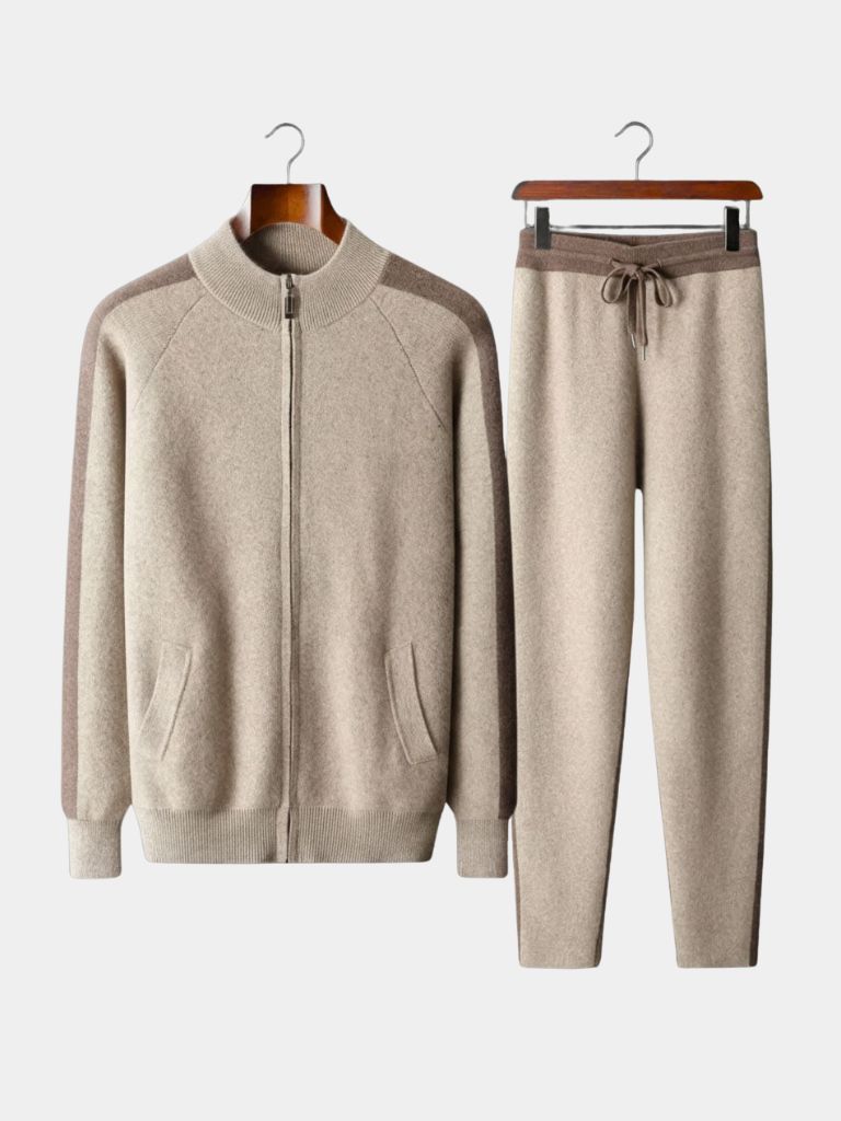 Navy Heritage Cashmere Set – Cross & Crown