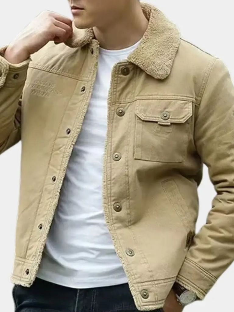 Vintage Military Aviator Jacket - Cross & Crown