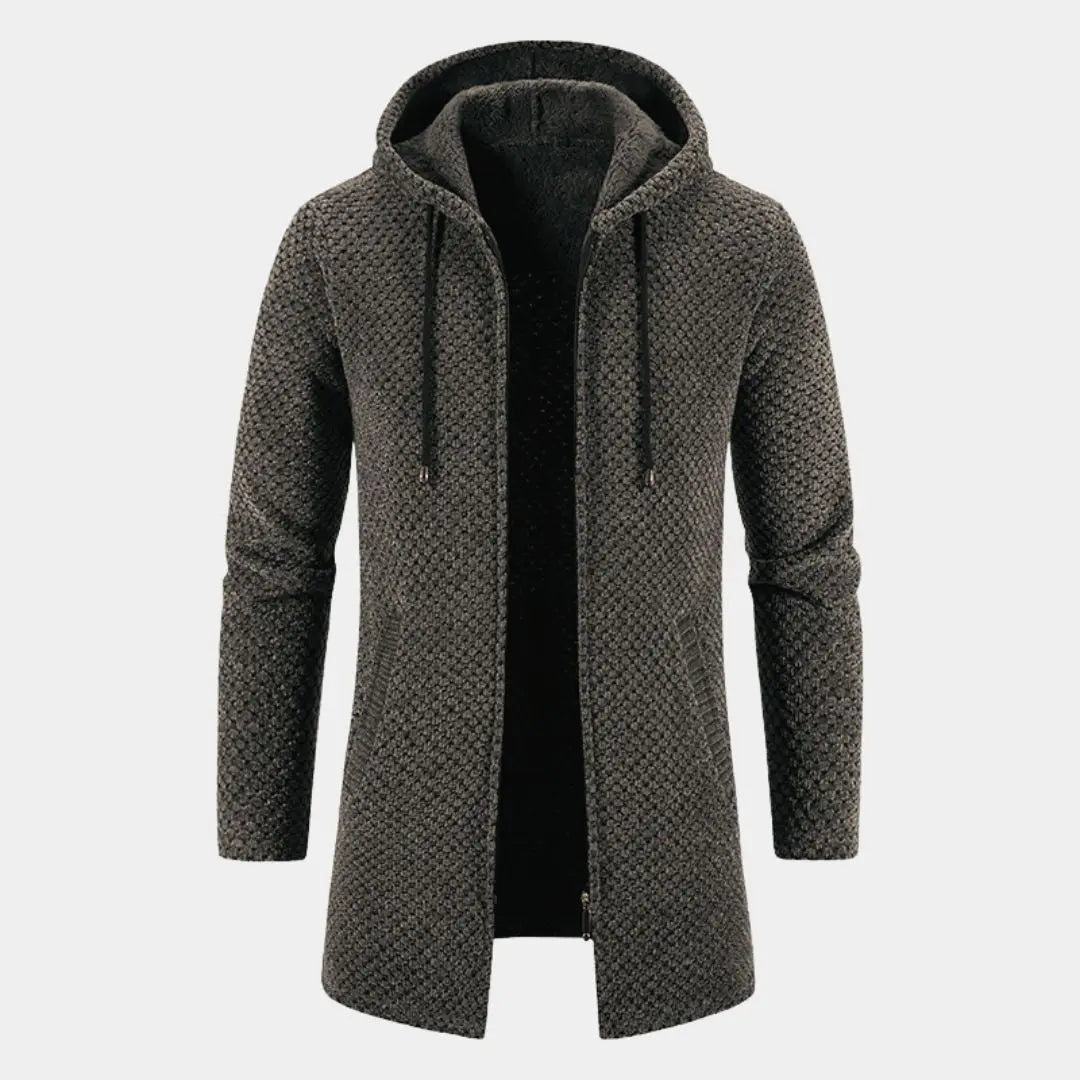 Lugano Knitted Hooded Winter Coat - Cross and Crown Cross & Crown