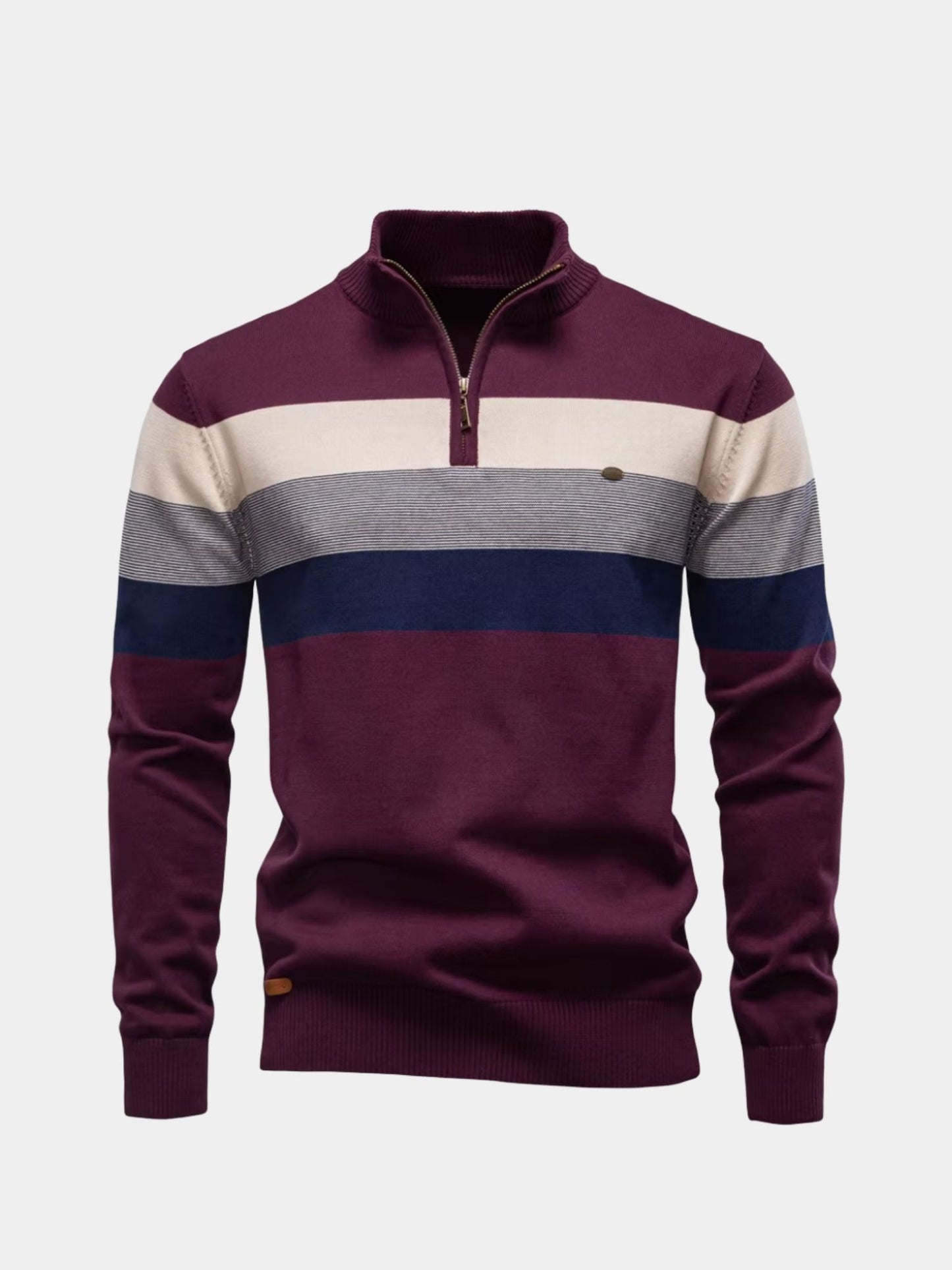 Minimalist High Collar Sweater - Cross & Crown