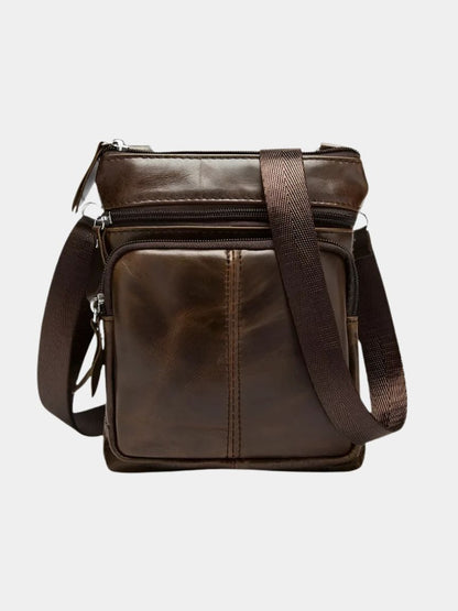 Crossbody Leather Shoulder Bag - Cross & Crown