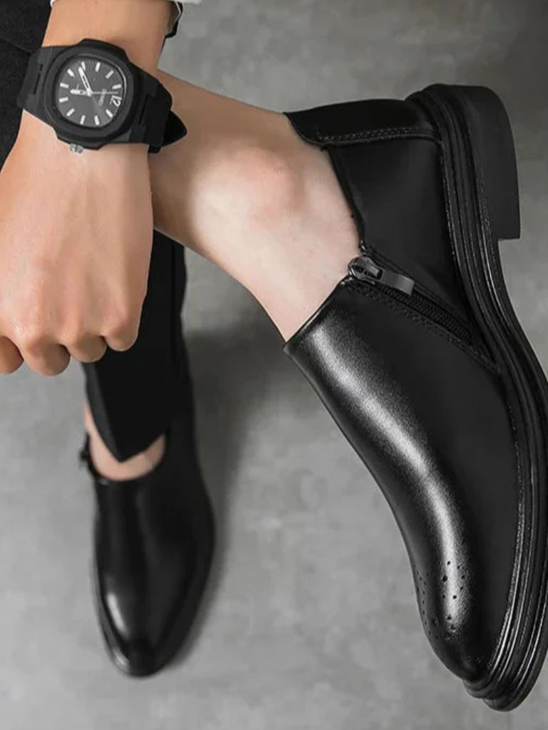 Brun Prestige Leather Loafers - Cross & Crown
