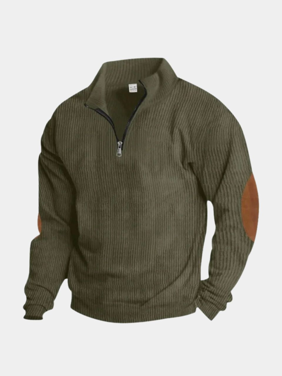 Quarter Zip Corduroy Pullover - Cross & Crown