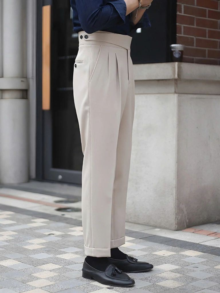 Corduroy Elegant Trousers - Cross & Crown