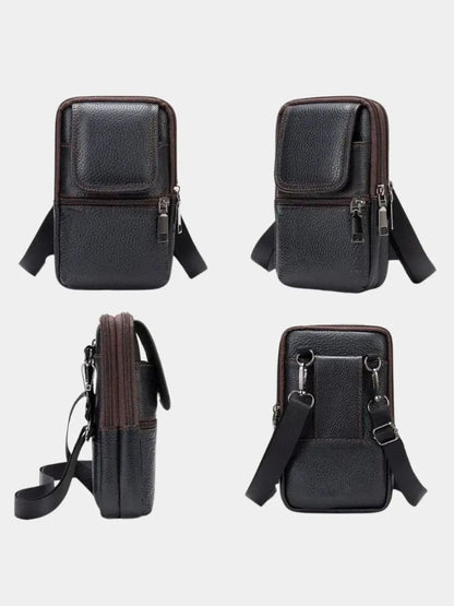 Compact Voyager Shoulder Bag - Cross & Crown