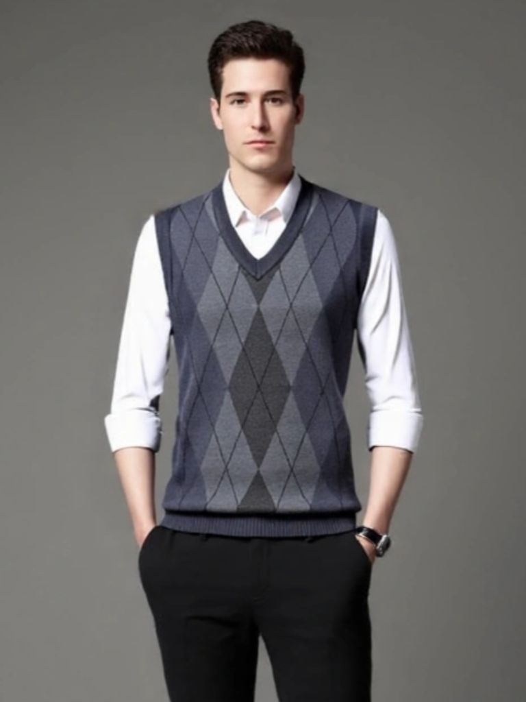 Academic Essential Knit Vest - Cross & Crown