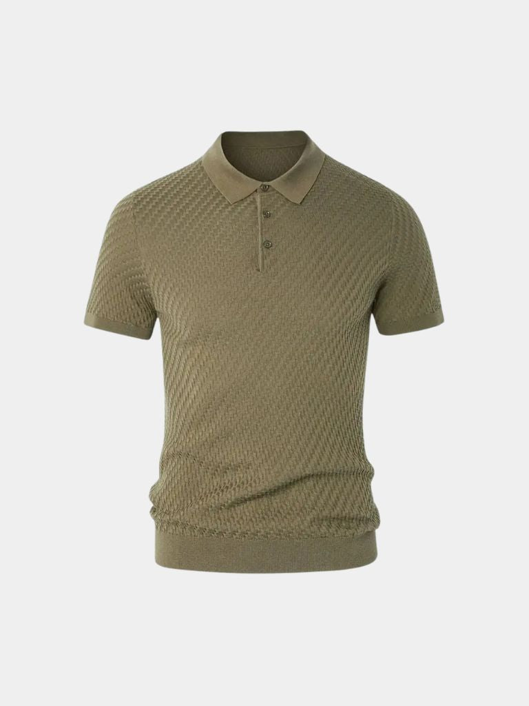 Elegant Cotton Polo T-Shirt - Cross & Crown