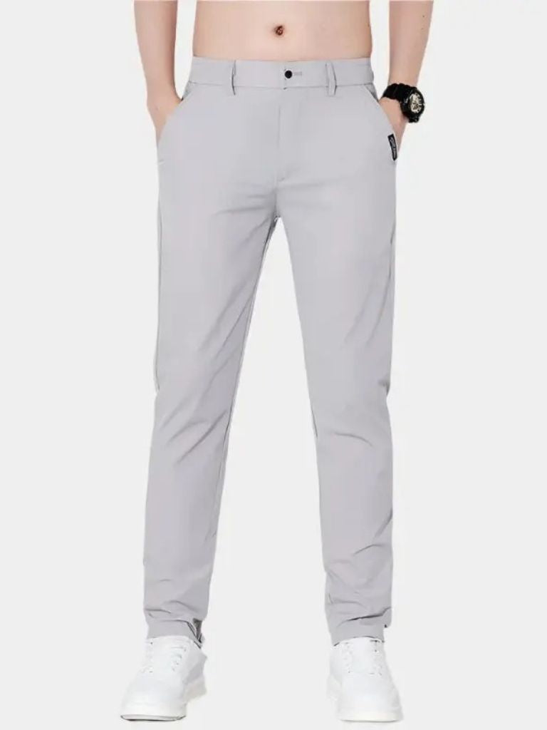 Essencial Stretch Trousers - New Elastic Waist - Cross & Crown