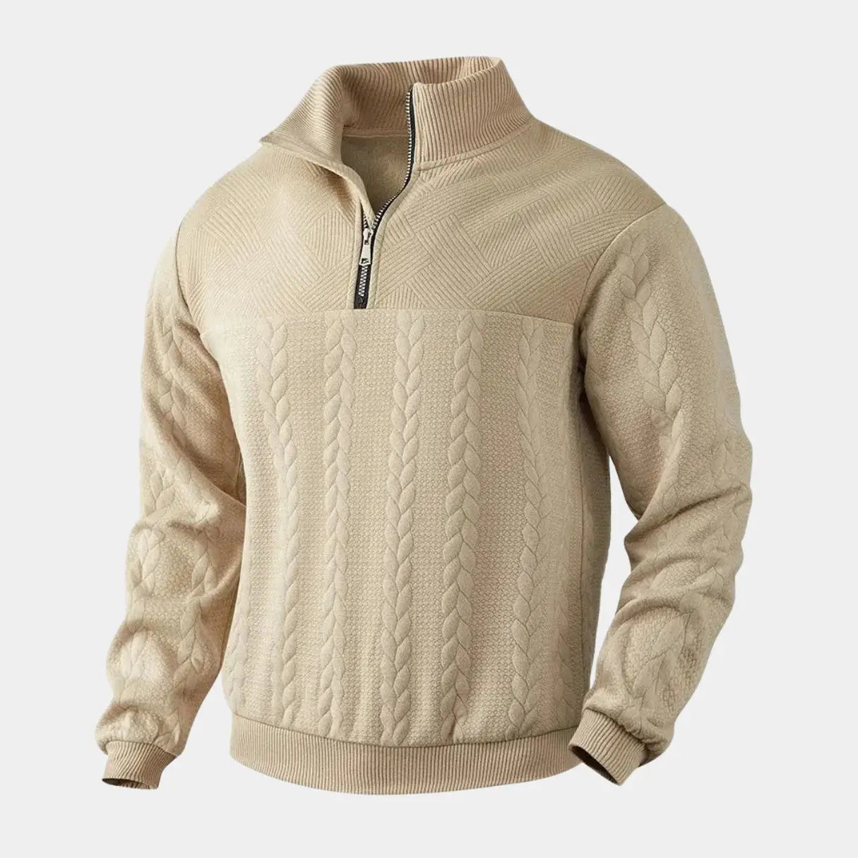 Henry Premium Quarter Zip Sweater - Cross & Crown Cross & Crown