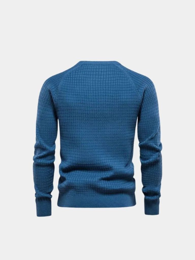 Crew Neck Knitwear Jumper Sweater - Cross & Crown