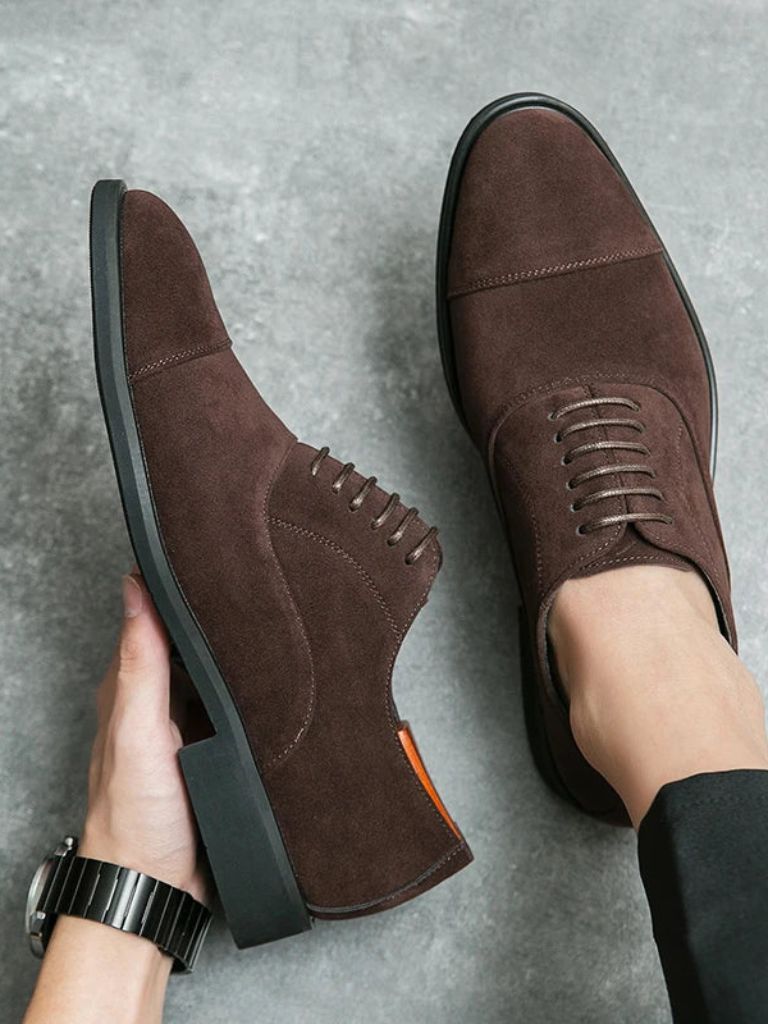 Velvet Monarch Derby Shoes - Cross & Crown