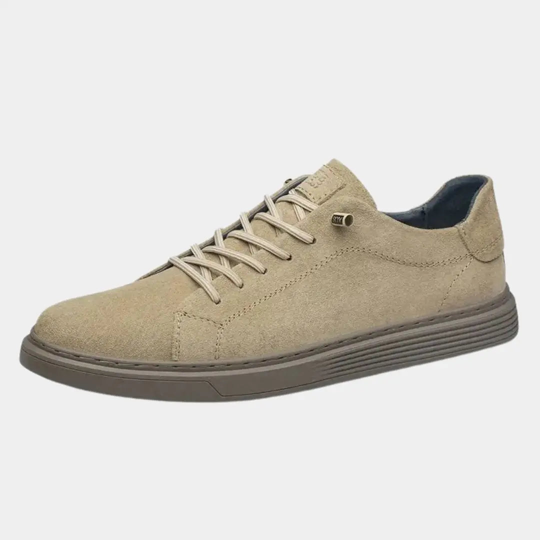 Brown Suede Leather Shoes - Cross & Crown Cross & Crown