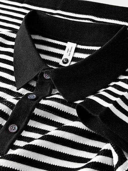 Stripe Class Polo - Cross & Crown