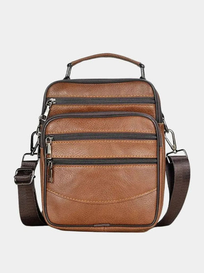 Leather Handbag - Cross & Crown