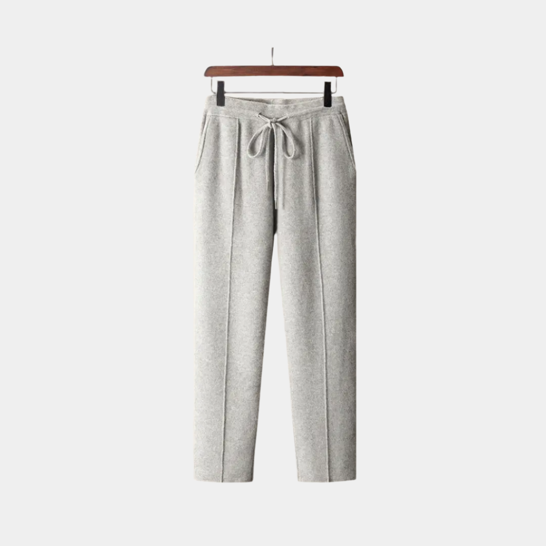 100% CASHMERE TROUSERS Cross Crown