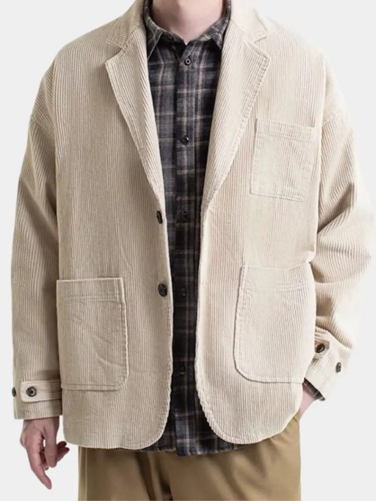 Corduroy Winter Blazer - Cross & Crown