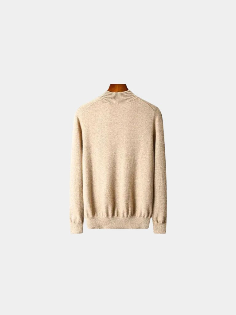 Merino Half Zip Sweater - Cross & Crown