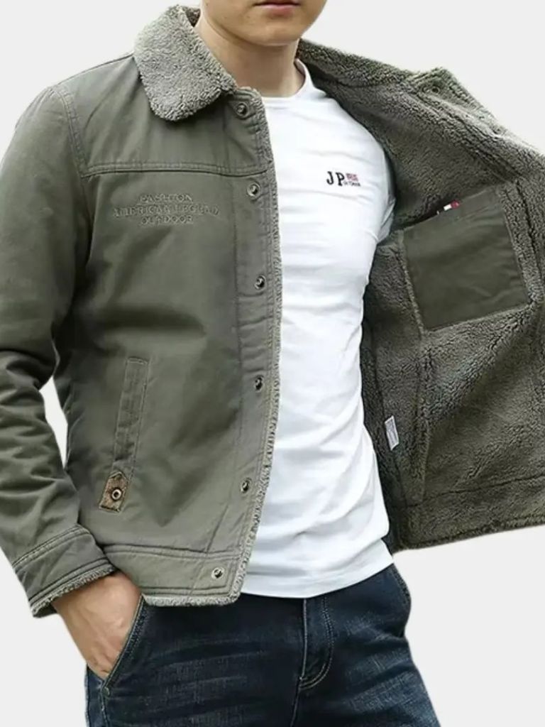 Vintage Military Aviator Jacket - Cross & Crown