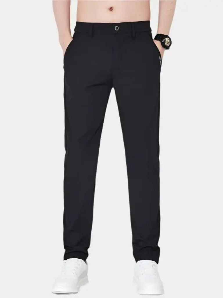 Essencial Stretch Trousers - New Elastic Waist - Cross & Crown