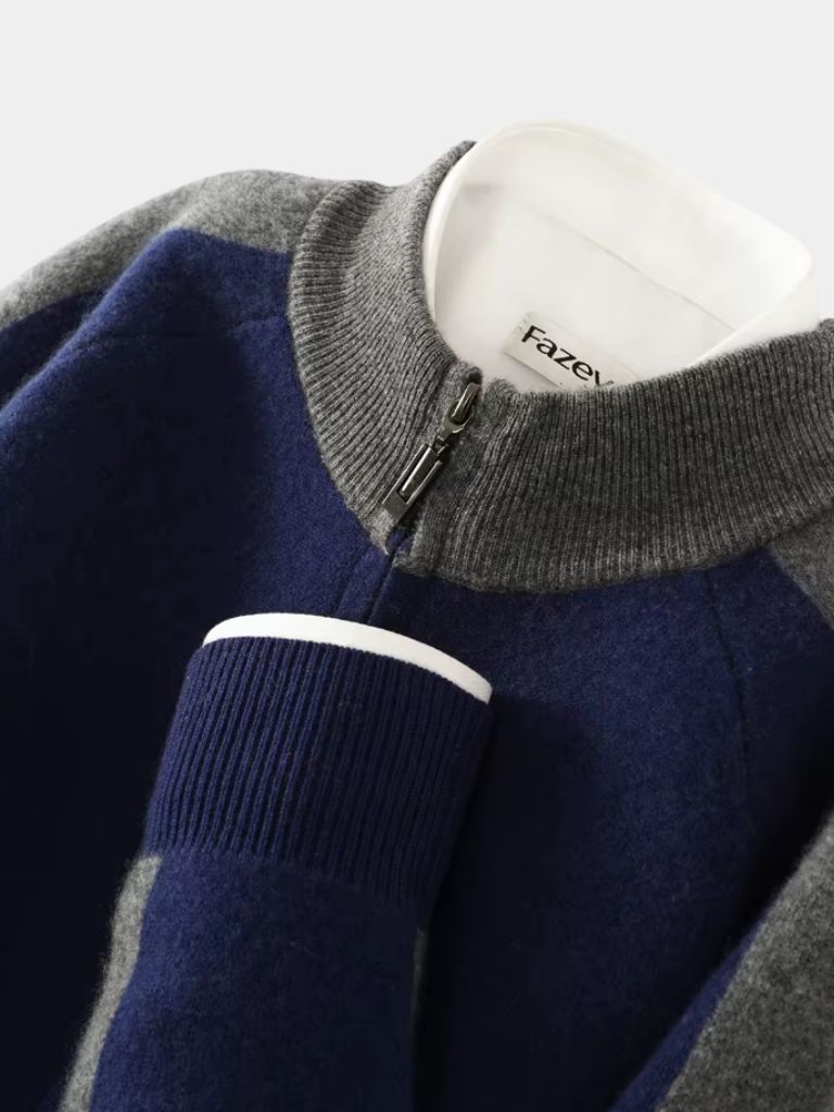 Navy Heritage Cashmere Set – Cross & Crown