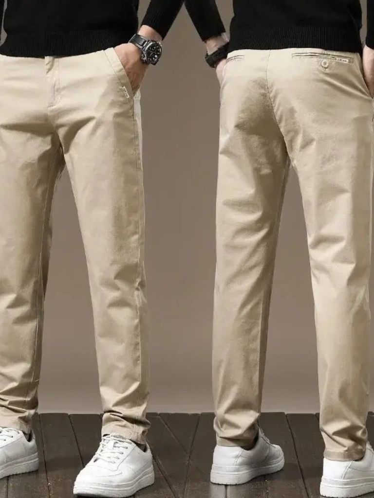 Essential Straight Trousers - Cross & Crown