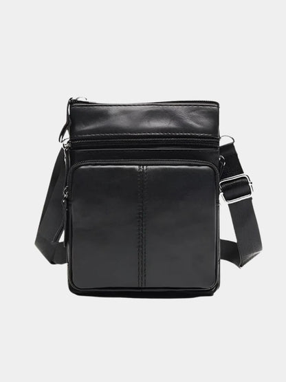 Crossbody Leather Shoulder Bag - Cross & Crown