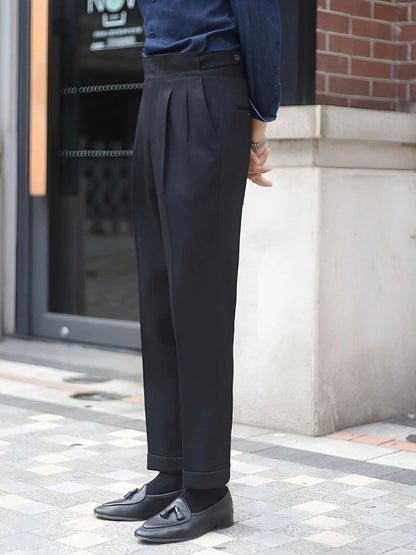 Corduroy Elegant Trousers - Cross & Crown
