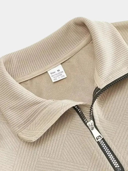 Essential Henry Quarter Zip Pullover - Cross & Crown