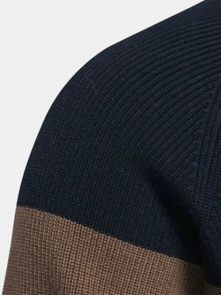 Essential Knit Zipper Sweater - Cross & Crown