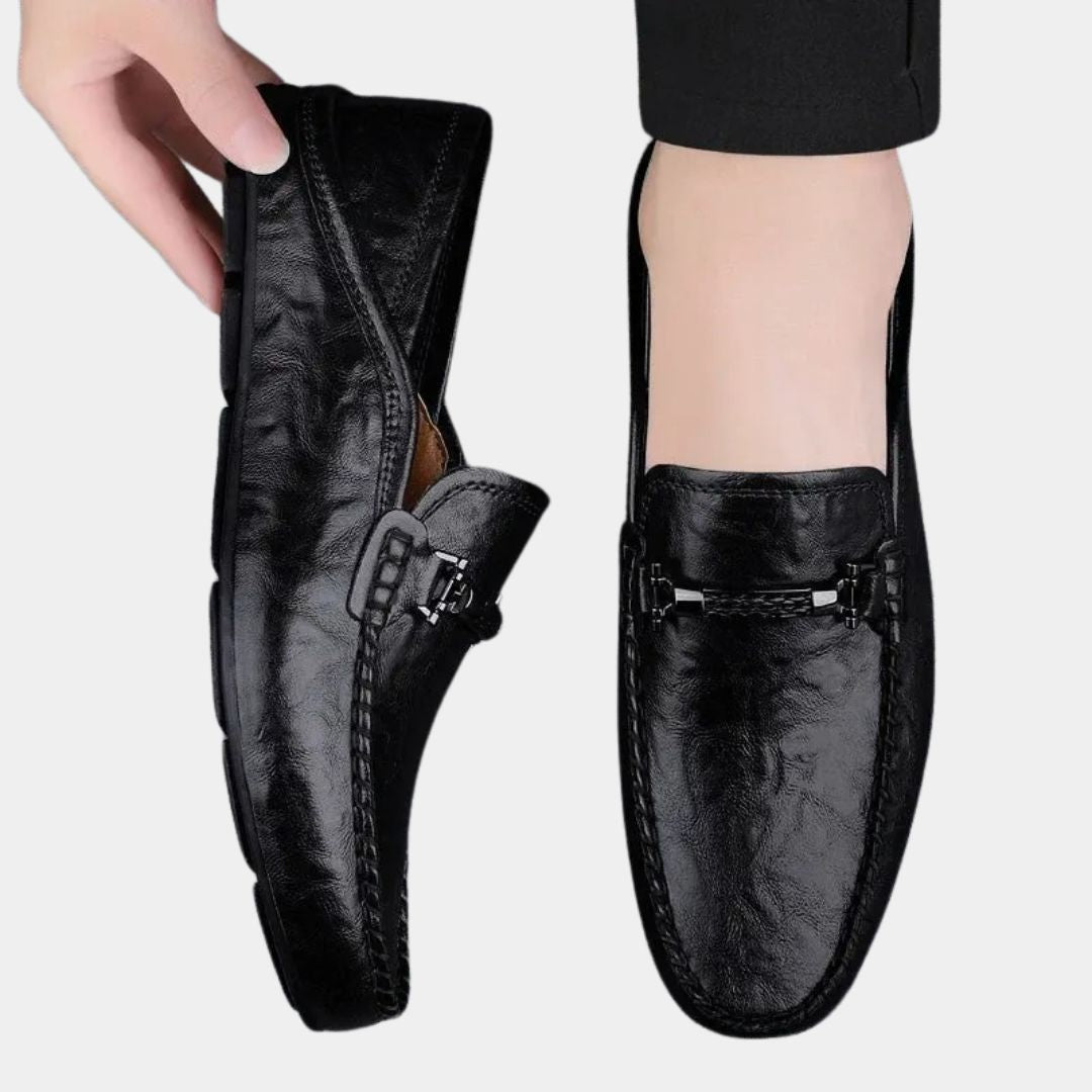 Belgravia Leather Loafers - Cross & Crown